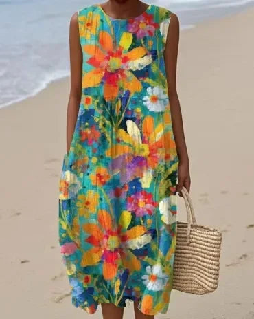 Sandra | Midi Elbise Rahat